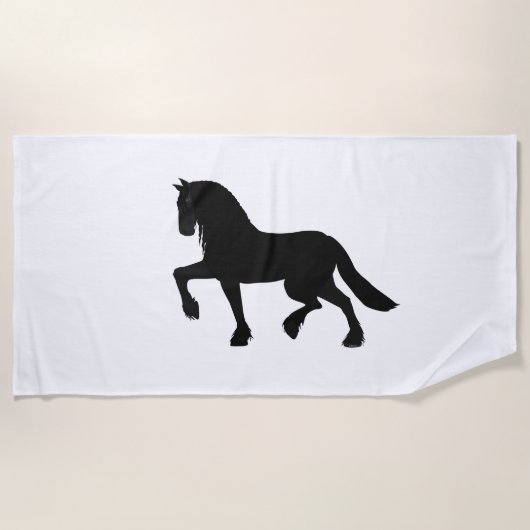 Serviette de plage Friesian (Devant)