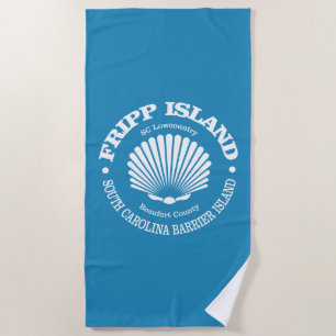 Serviette De Plage Fripp Island (coquillage)