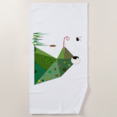 Serviette de plage Froggie (Devant)