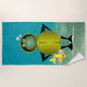 Serviette de plage Frogman (Devant)