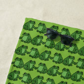 Serviette De Plage Frogs Together Strong Portland Frog Protest (En situation)