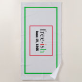 Serviette De Plage Frontière du 19e jour (Devant)