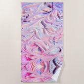 Serviette De Plage Frosting crémeux Pastel (Devant)