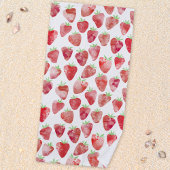 Serviette De Plage Fruit d'aquarelle fraise