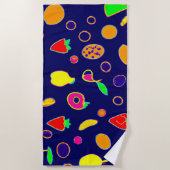 Serviette De Plage Fruit électrique Fiesta Design (Devant)