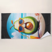 Serviette De Plage Fruit réfrigéré - Avocado (Devant)