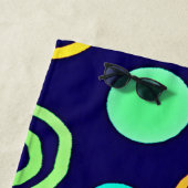 Serviette De Plage Fruits de Neon Couleurs Motifs (En situation)