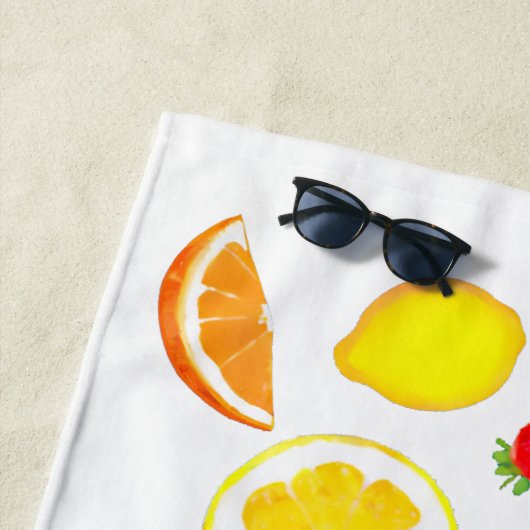 Serviette De Plage Fruits frais (En situation)