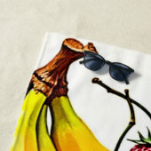 Serviette De Plage Fruits frais vibreux, délice design (En situation)
