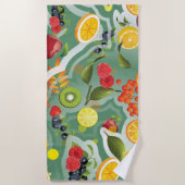 Serviette De Plage Fruits mixtes 7 (Devant)