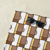 Serviette De Plage fudge au chocolat (En situation)