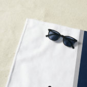 Serviette De Plage Fumée de Camaro (En situation)