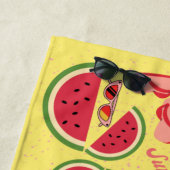 Serviette De Plage Fun été coloré (En situation)