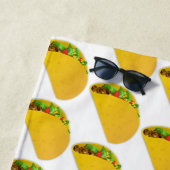Serviette De Plage Fun Summer Taco Imprimer Motif (En situation)