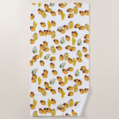 Serviette De Plage Fun Summer Taco Imprimer Motif mexicain (Devant)