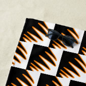 Serviette de plage Funky Fire Wing Burning (En situation)