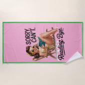 Serviette De Plage Funny Beach Towel for Readers (Devant)
