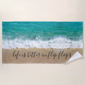 Serviette De Plage Funny Beach Vacances (Devant)