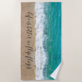 Serviette De Plage Funny Beach Vacances (Devant)