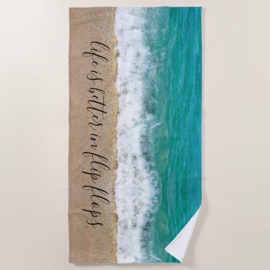 Serviette De Plage Funny Beach Vacances (Devant)