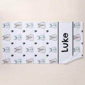 Serviette De Plage Funny Bears Kids (Devant)