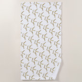 Serviette De Plage Funny Couronne d'or - luxe royal 1 (Devant)