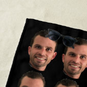 Serviette De Plage Funny Custom Photo Face Beach Towne Personnalisé  (En situation)
