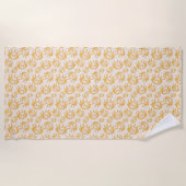 Serviette De Plage Funny Eyes Motif (Devant)