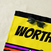 Serviette De Plage Funny Grand requin blanc (En situation)