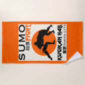 Serviette De Plage Funny Sumo Wrestler (Devant)