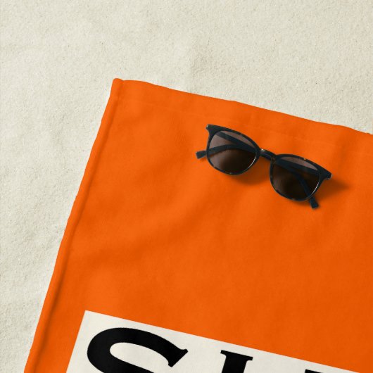 Serviette De Plage Funny Sumo Wrestler (En situation)