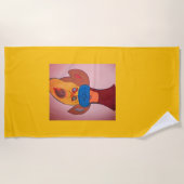 Serviette De Plage Futuristic Animal Art Beach Towel (Devant)