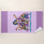 Serviette De Plage Gaia et les planétères Graphique (Devant)