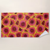 Serviette De Plage Gaillardia Motif sans ambages (Devant)