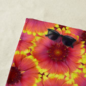 Serviette De Plage Gaillardia Motif sans ambages (En situation)