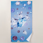 Serviette De Plage Galaxie de diamant 4 (Devant)