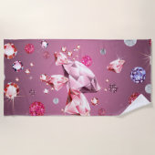 Serviette De Plage Galaxie de diamant 9 (Devant)