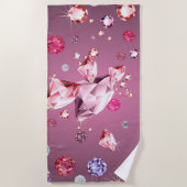 Serviette De Plage Galaxie de diamant 9 (Devant)