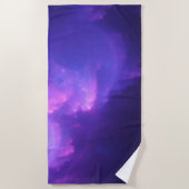 Serviette De Plage galaxie violette (Devant)