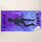 Serviette de plage Galaxy Dance (Devant)