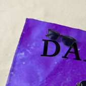 Serviette de plage Galaxy Dance (En situation)