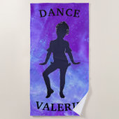 Serviette de plage Galaxy Dance (Devant)