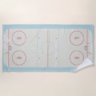 Serviette De Plage Galerie de hockey sur glace Style détendu Graphiqu