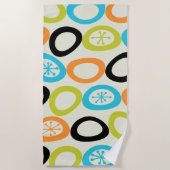 Serviette De Plage Galets modernes du milieu du siècle 3 (Devant)