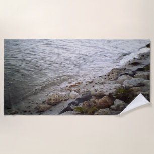Serviette De Plage Galets Sur La Plage