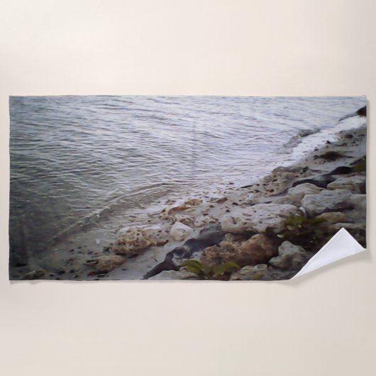 Serviette De Plage Galets Sur La Plage (Devant)