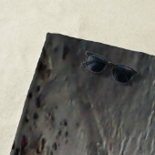 Serviette De Plage Galets Sur La Plage (En situation)