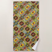 Serviette De Plage Galo de Barcelos, Portugal (Devant)