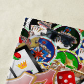 Serviette De Plage Gamblers Delight - Las Vegas Icons (En situation)