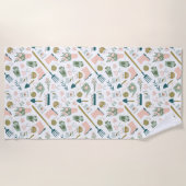 Serviette De Plage Garden Time Beach Towel (Devant)